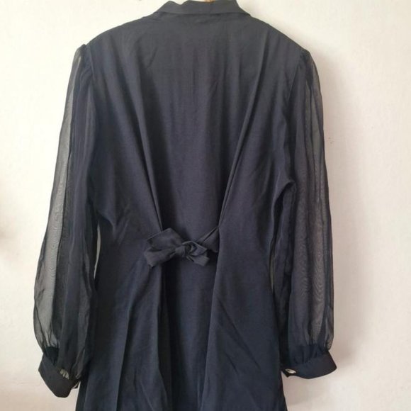 Sheer Sleeve Shirt - Picture 2 of 6